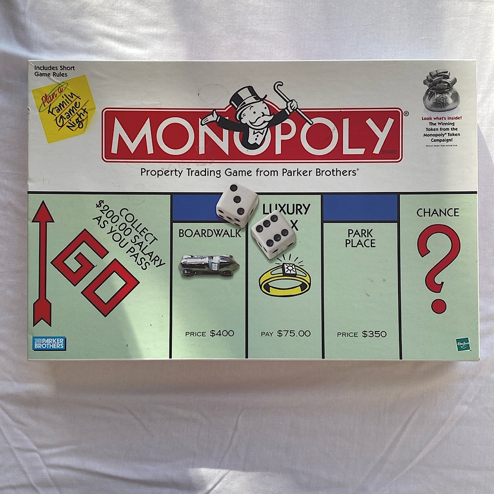New Vintage Monopoly Family Fun Board Game 2-6 Player Game